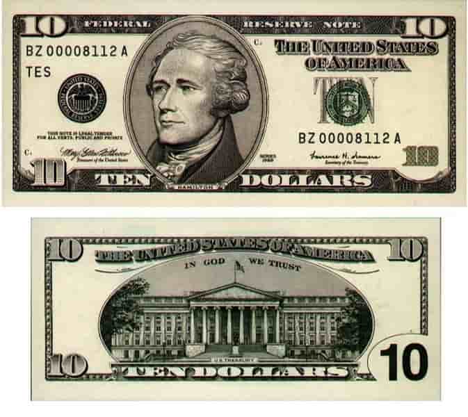 Une femme sur le billet de 10 dollars en 2020