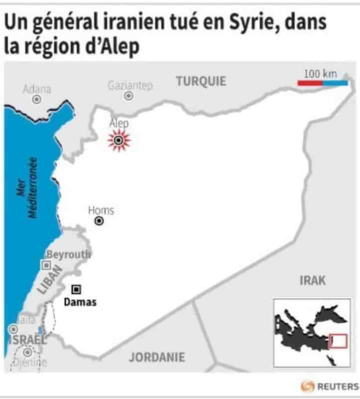 Un general iranien tue en syrie