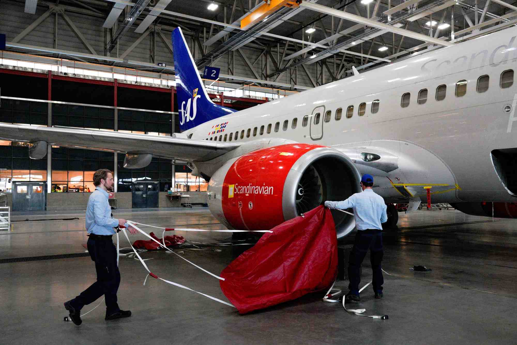 Un avion sas