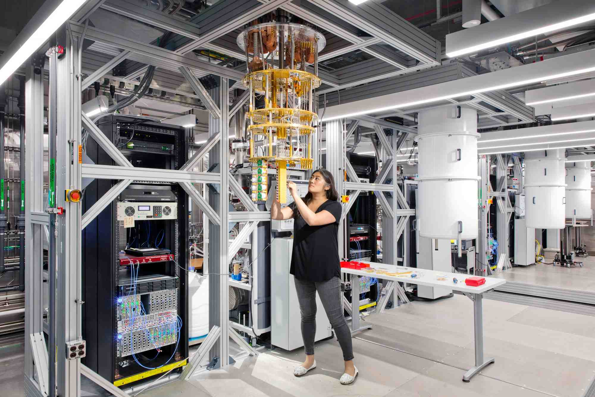 Un ordinateur quantique d'IBM (photo d'illustration).
