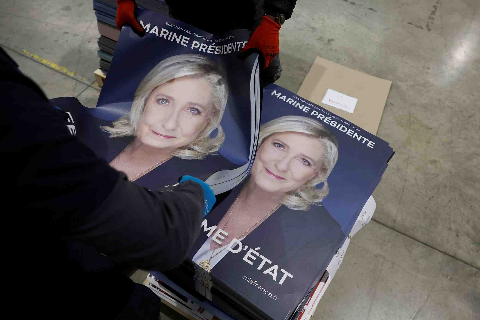 En cas de defaite, marine le pen ne briguera plus l'elysee "a priori"