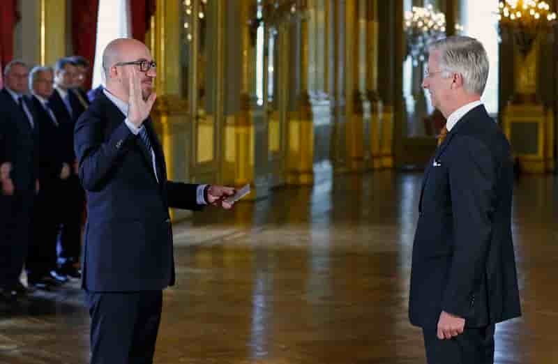 Le nouveau gouvernement belge investi dans ses fonctions
