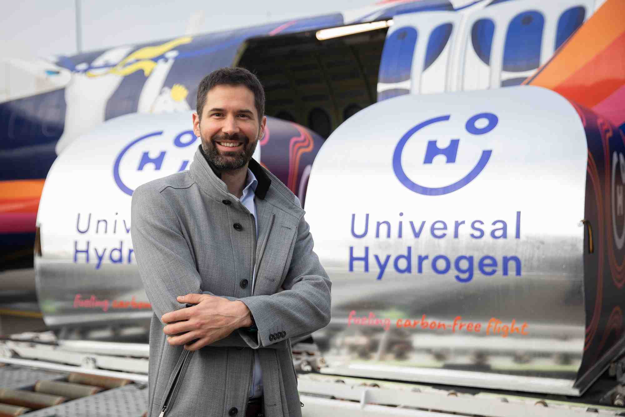 Pierre Farjounel, directeur général des opérations européennes d'Universal Hydrogen.