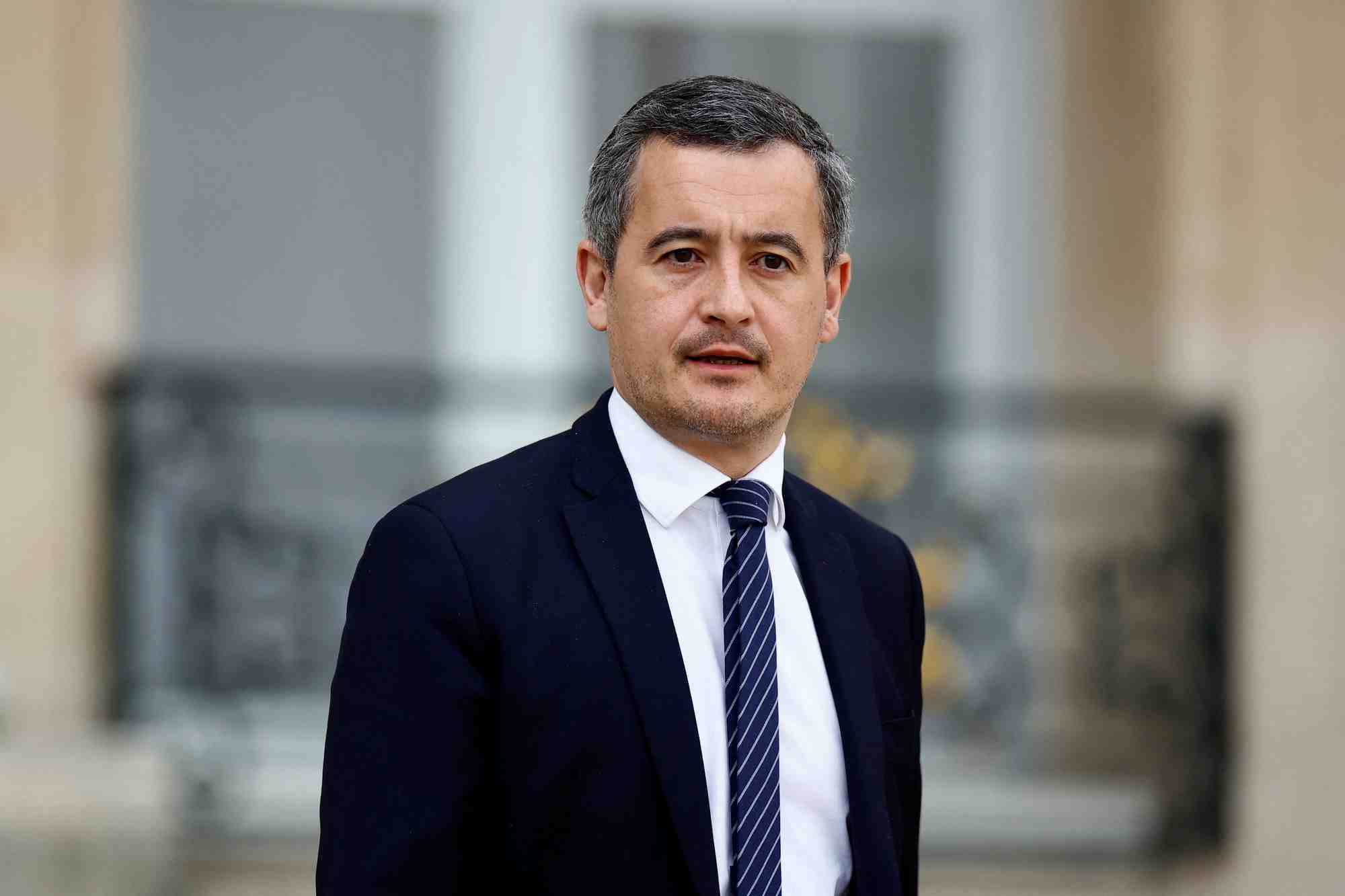 Photo du ministre francais de l'interieur, gerald darmanin