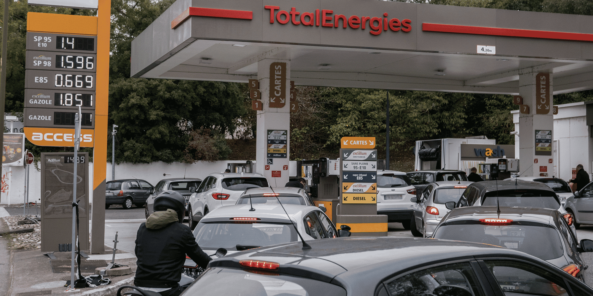 gasoline shortage france,