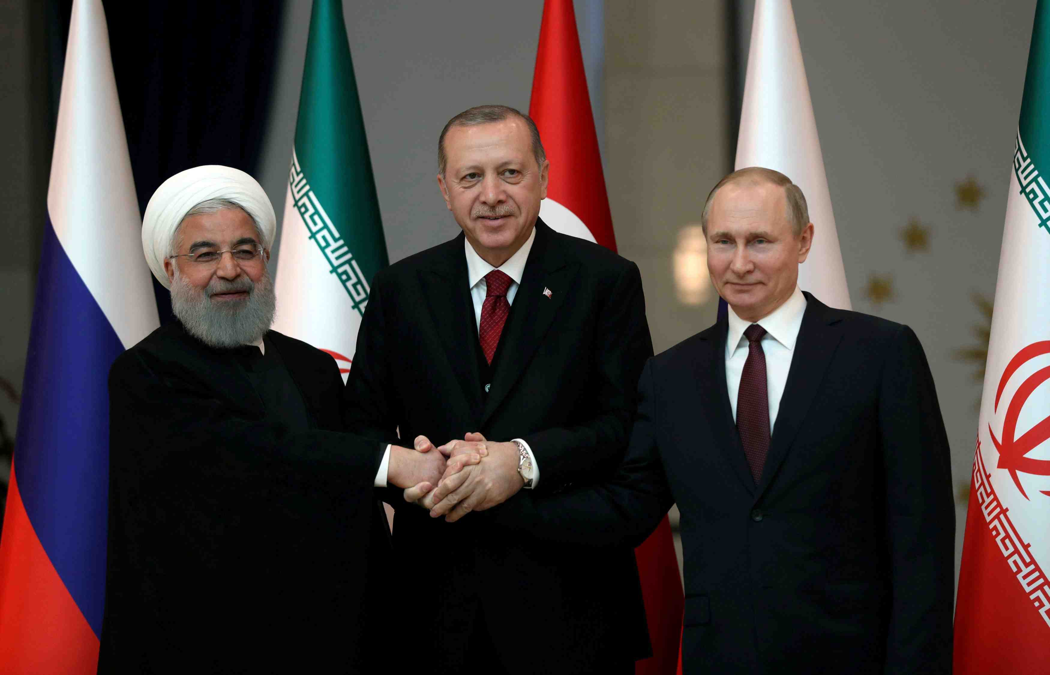 Erdogan a teheran pour un sommet a trois sur la syrie