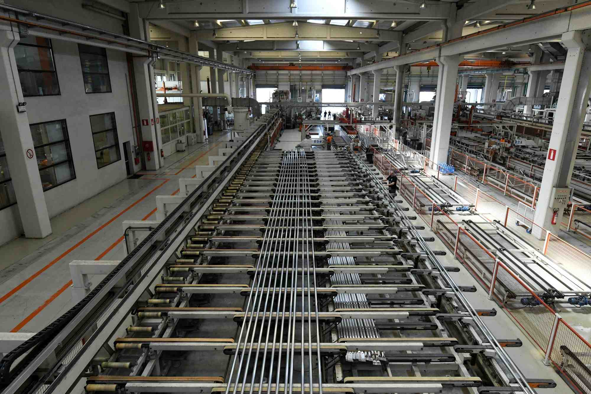 Photo d'une usine a larissa, en grece