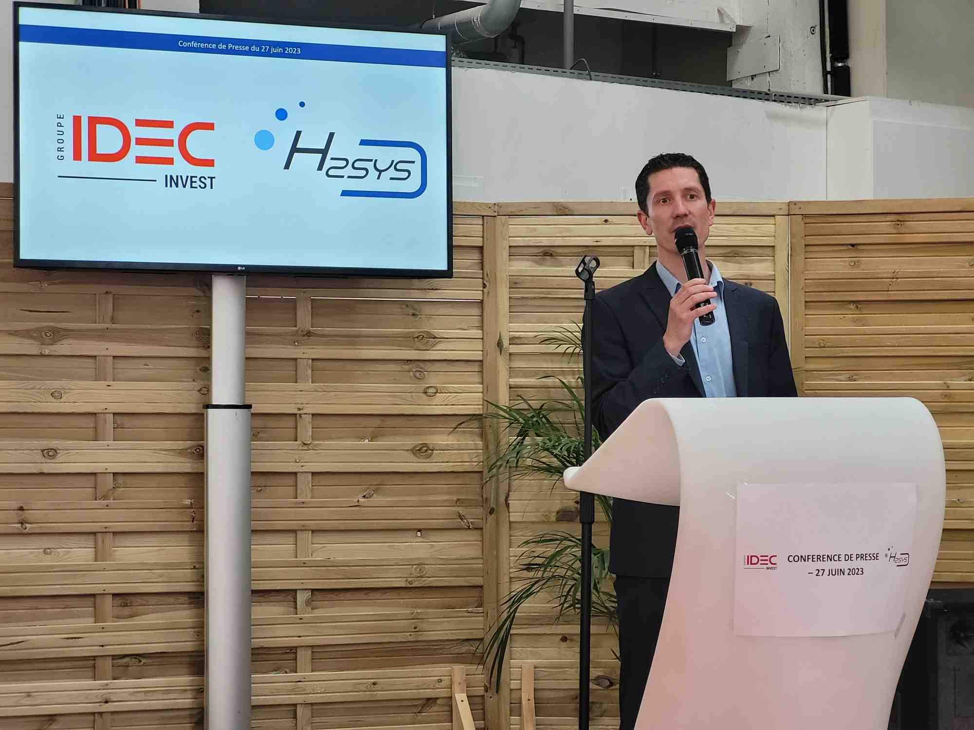 Sébastien Faivre, co-fondateur et dirigeant d’H2SYS.