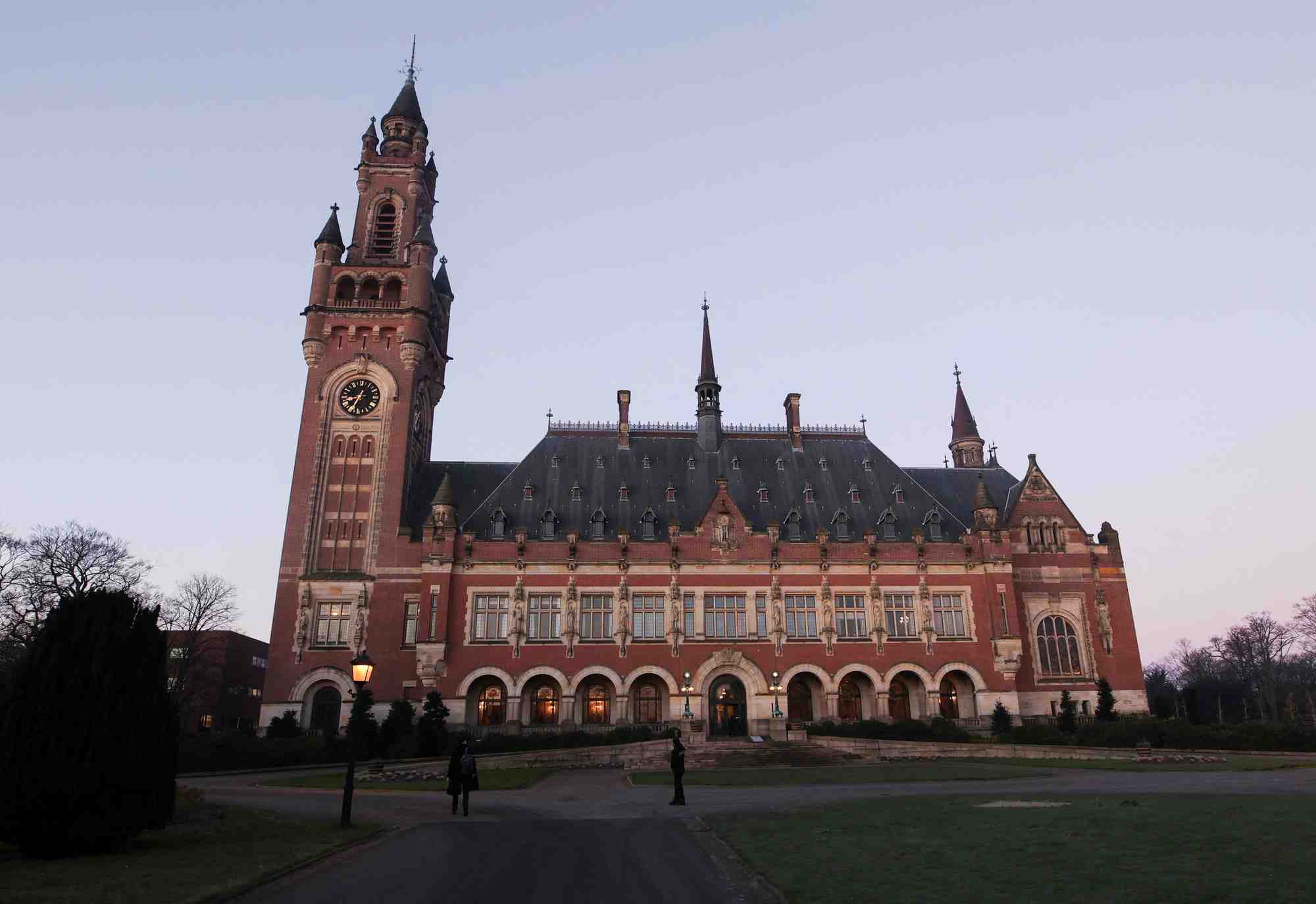 Siege de la cour internationale de justice (cij) a la haye