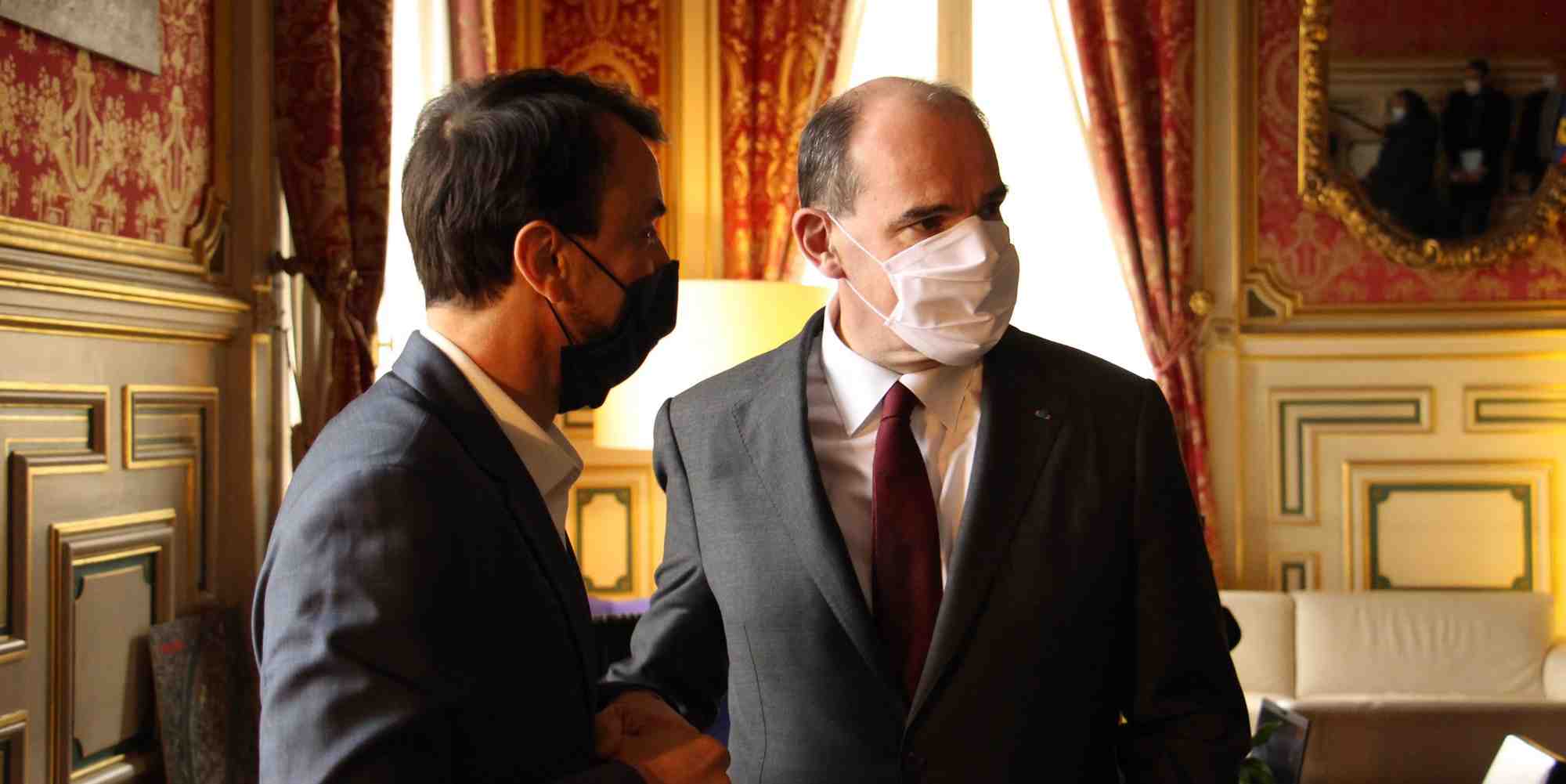 Grégory Doucet et Jean Castex