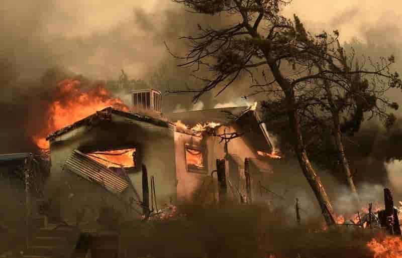 Incendie meurtrier en californie