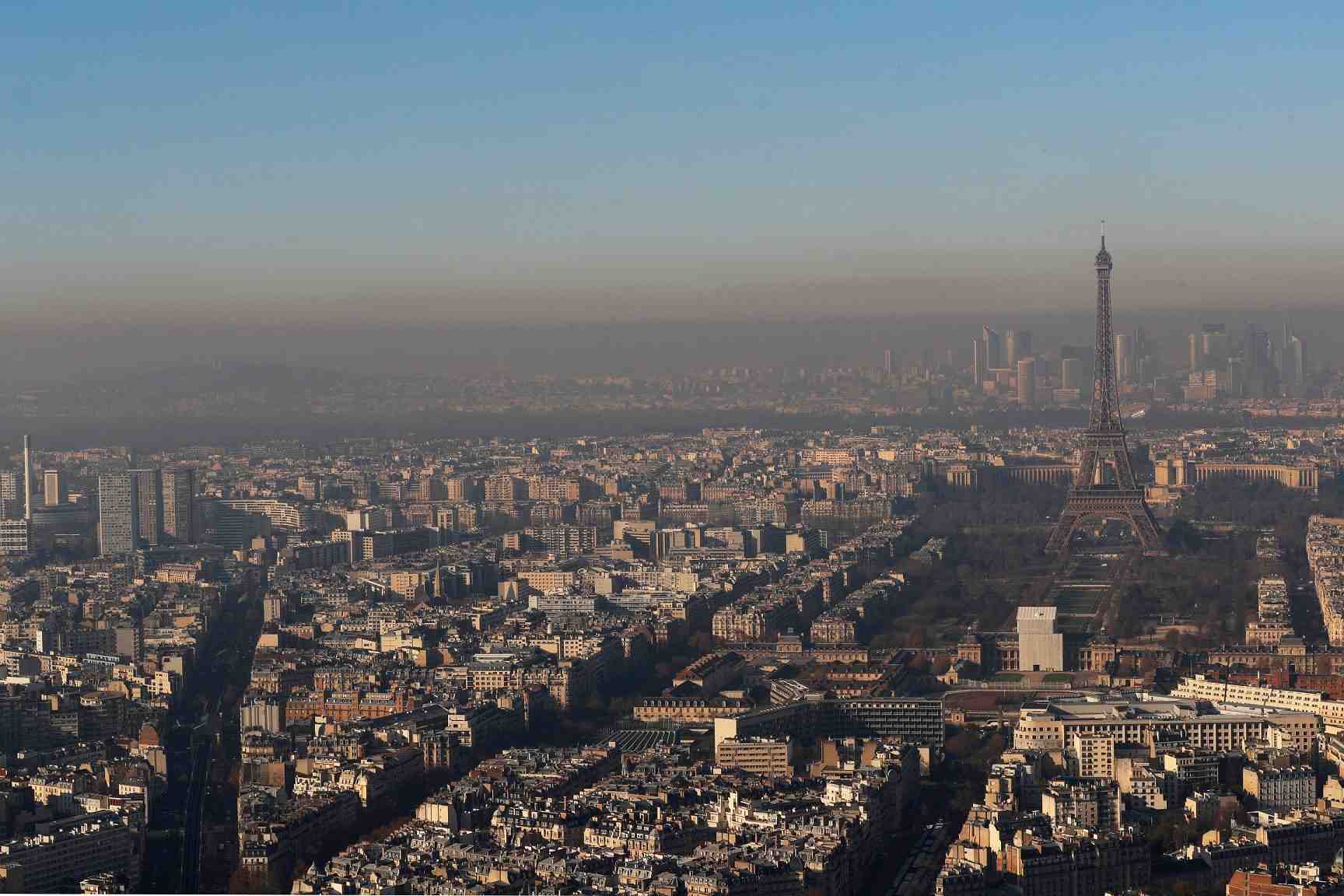 Paris, pollution de l'air, environnement