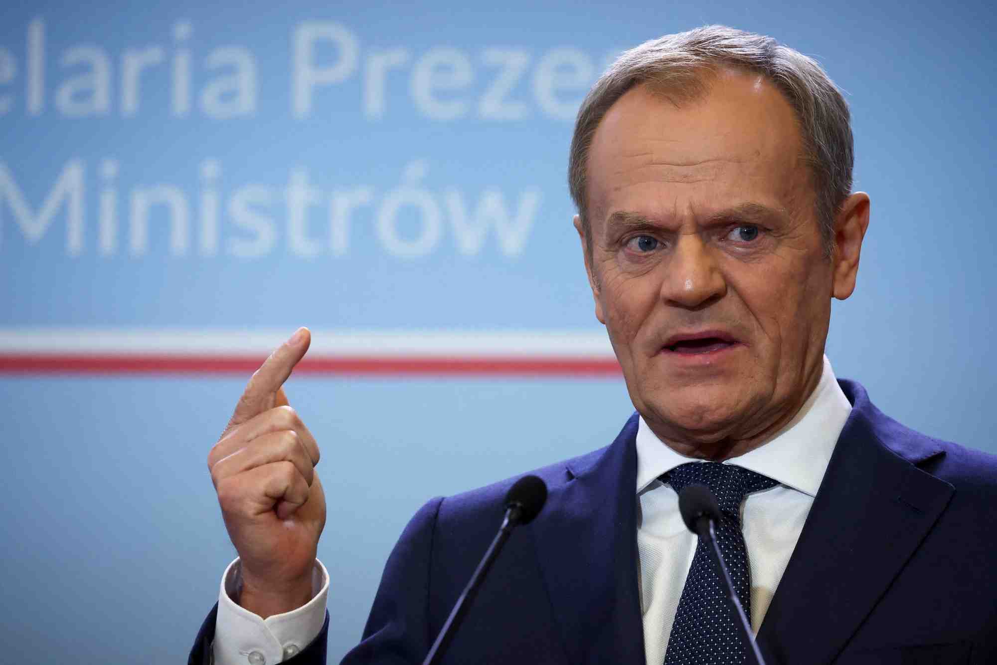 Le premier ministre polonais donald tusk