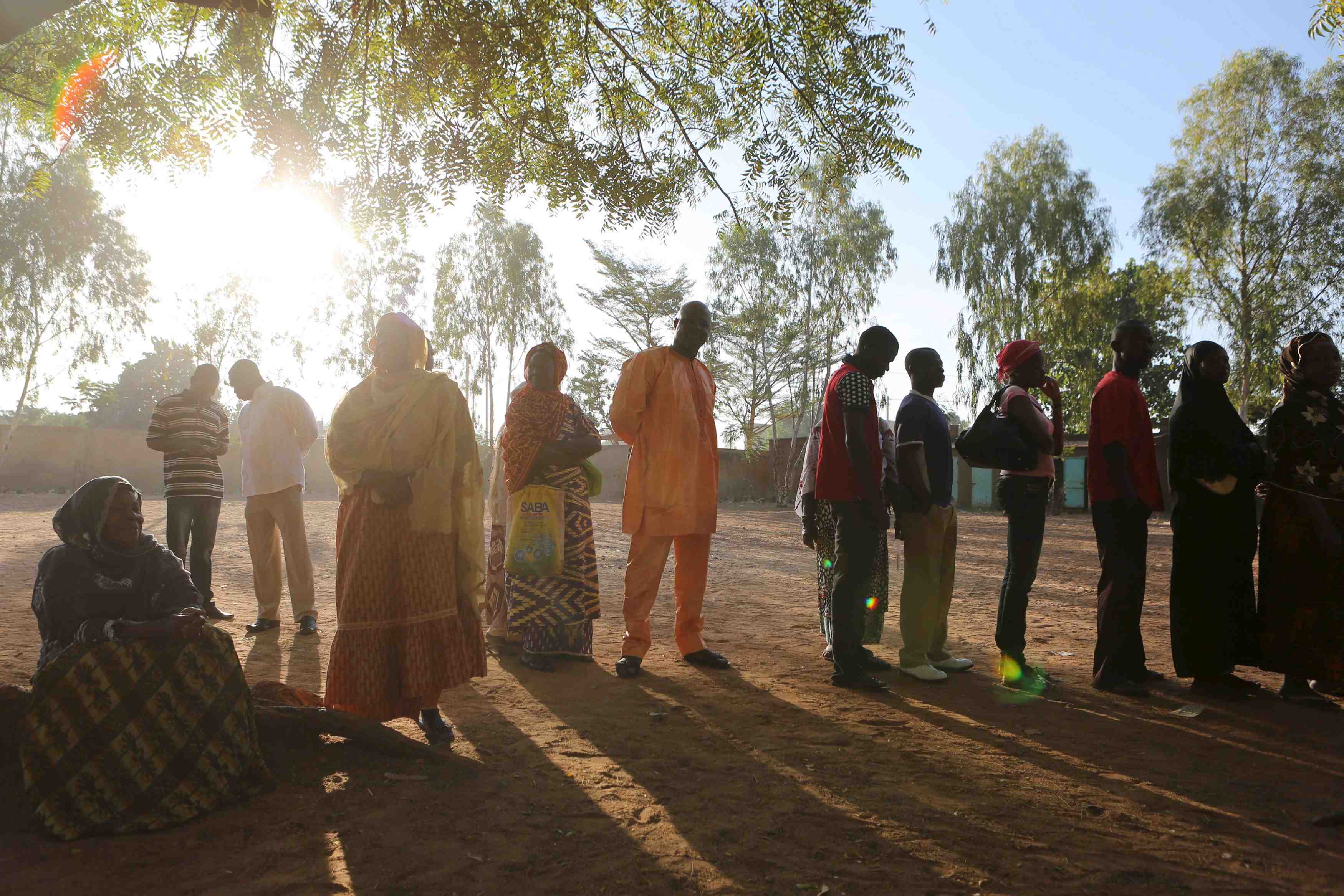 Jour d’elections au burkina faso