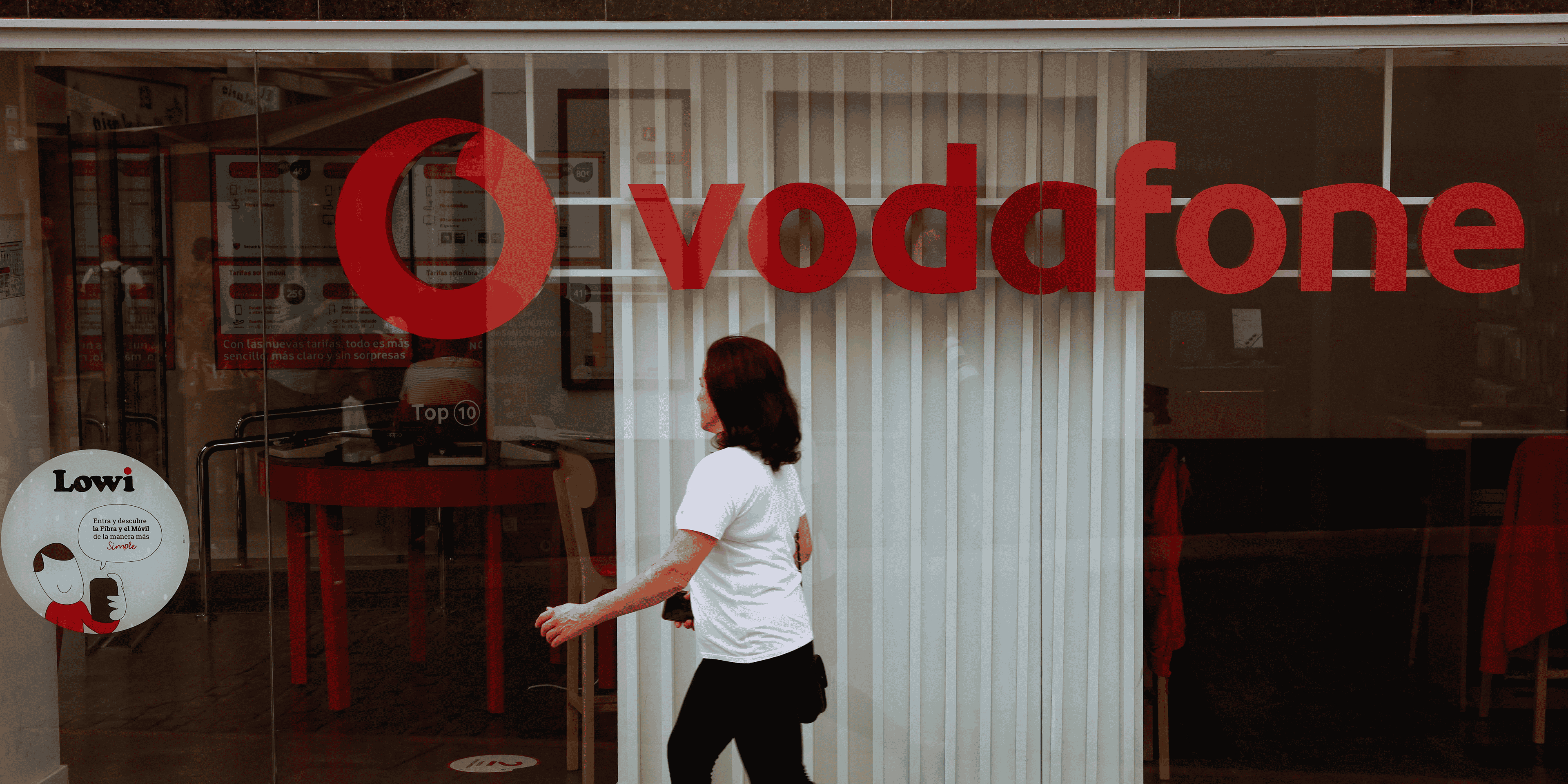 Un magasin vodafone a ronda