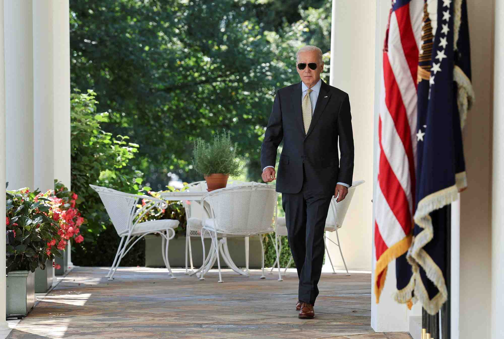 Le president americain joe biden a la maison blanche a washington