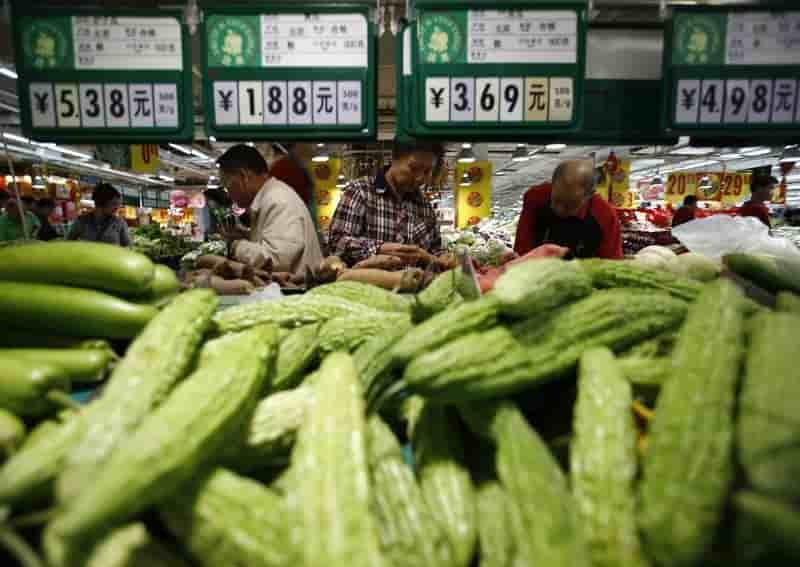 L'inflation plus faible que prévu au mois d'août en Chine