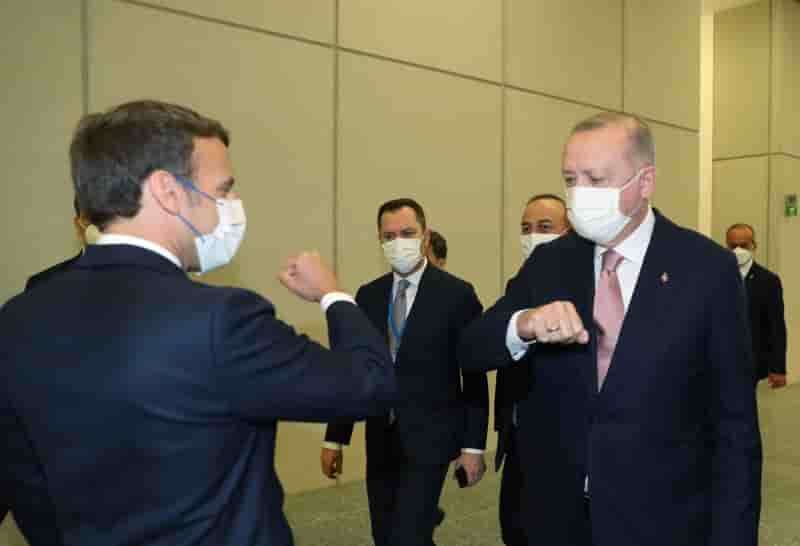 Macron dit avoir eu un entretien "apaise" avec erdogan