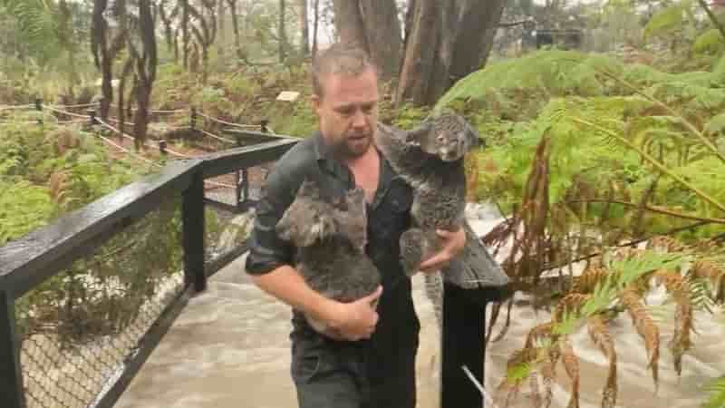Australie: une tempete provoque des inondations, des feux toujours actifs