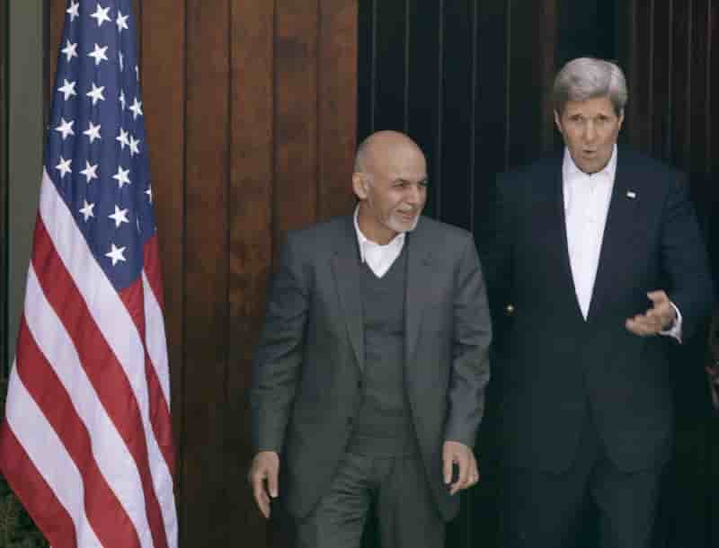 Le president afghan ashraf ghani en visite aux etats-unis