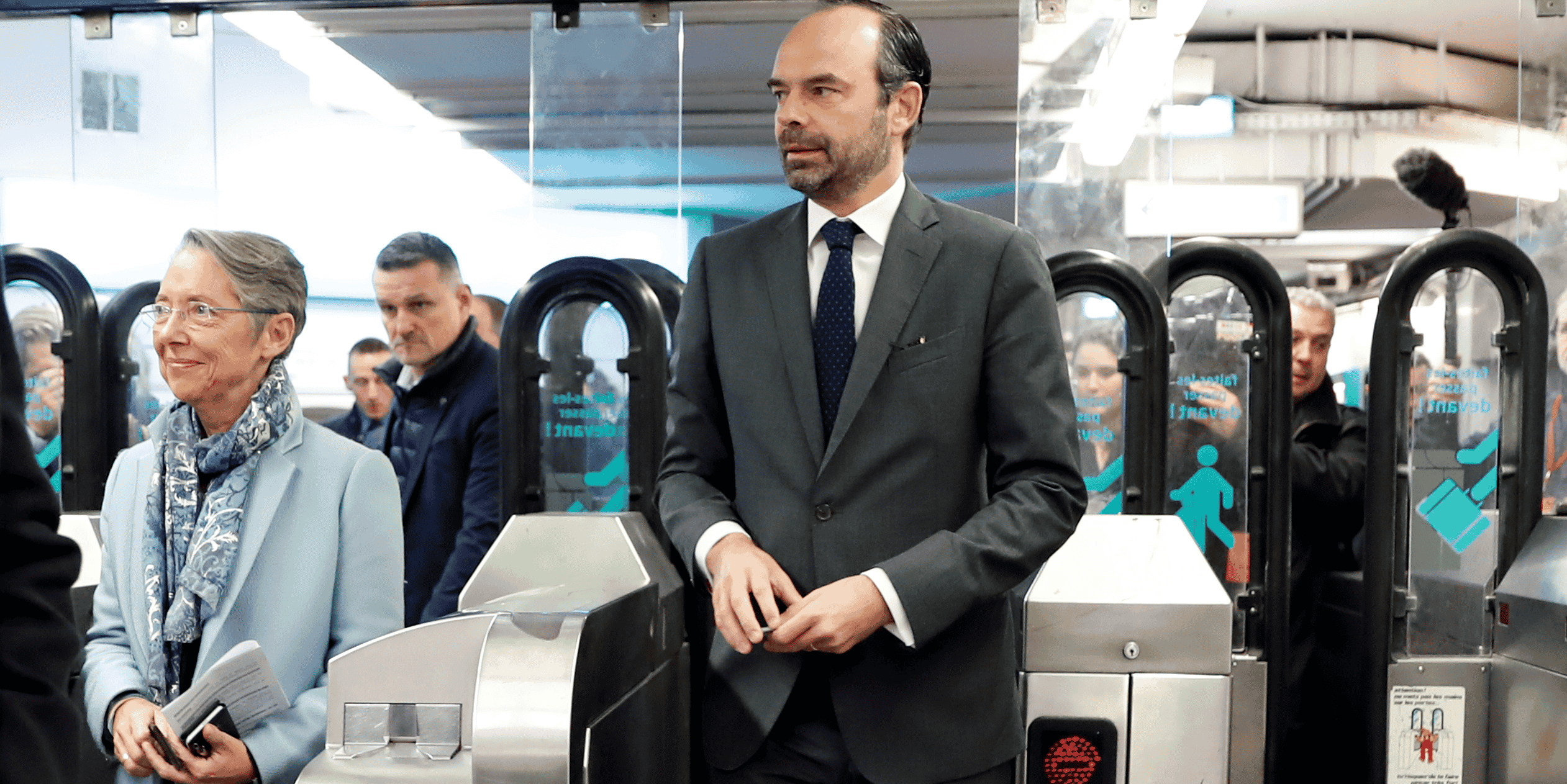 Elisabeth Borne, Edouard Philippe, métro, transport, mobilité, RER,