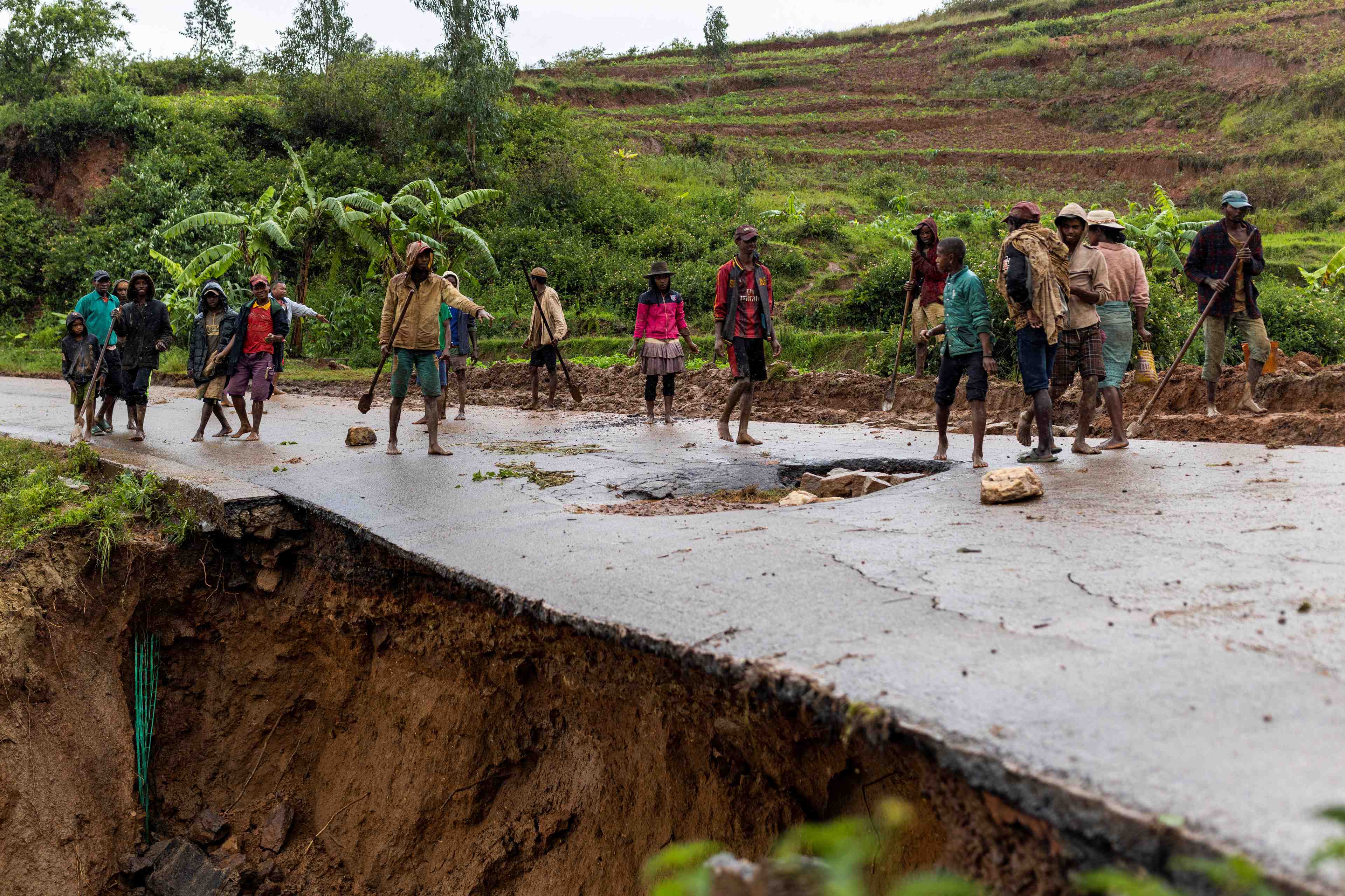 Le cyclone batsirai fait trois morts et d'importants degats a madagascar