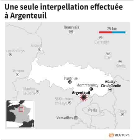 Une interpellation a argenteuil dans une operation antiterroriste