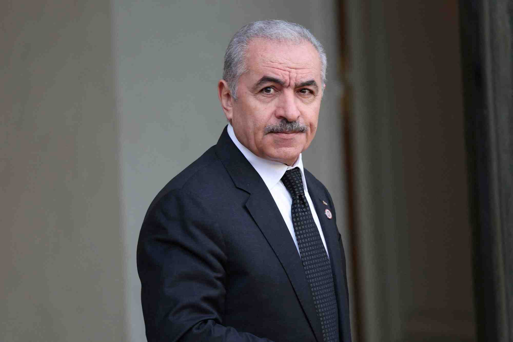 Le premier ministre de l'autorite palestinienne mohammed chtayyeh