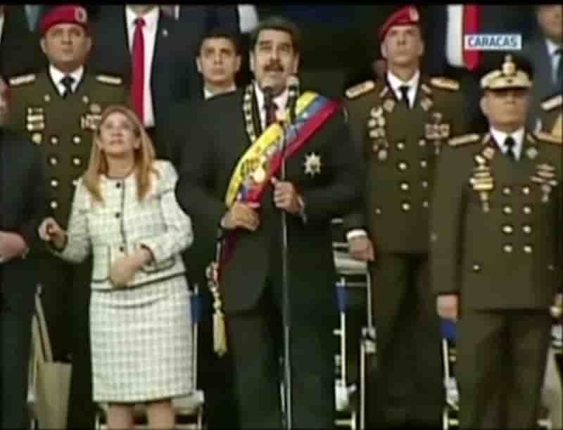 Venezuela: maduro dit avoir echappe a une tentative d'assassinat