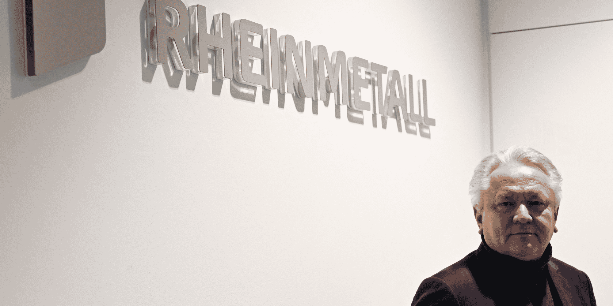 Armin papperger, pdg du groupe allemand de defense et d'automobile rheinmetall ag a duesseldorf
