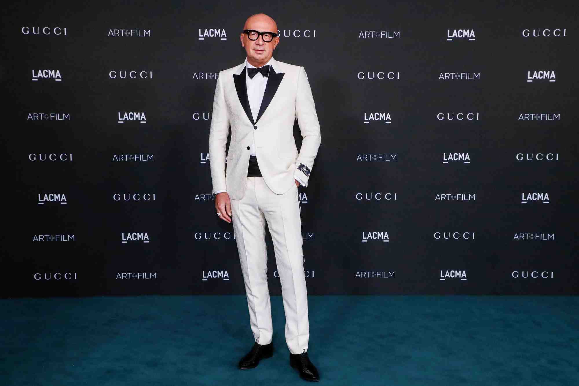 Le pdg de gucci, marco bizzarri, lors d'un gala de cinema et d'art a los angeles