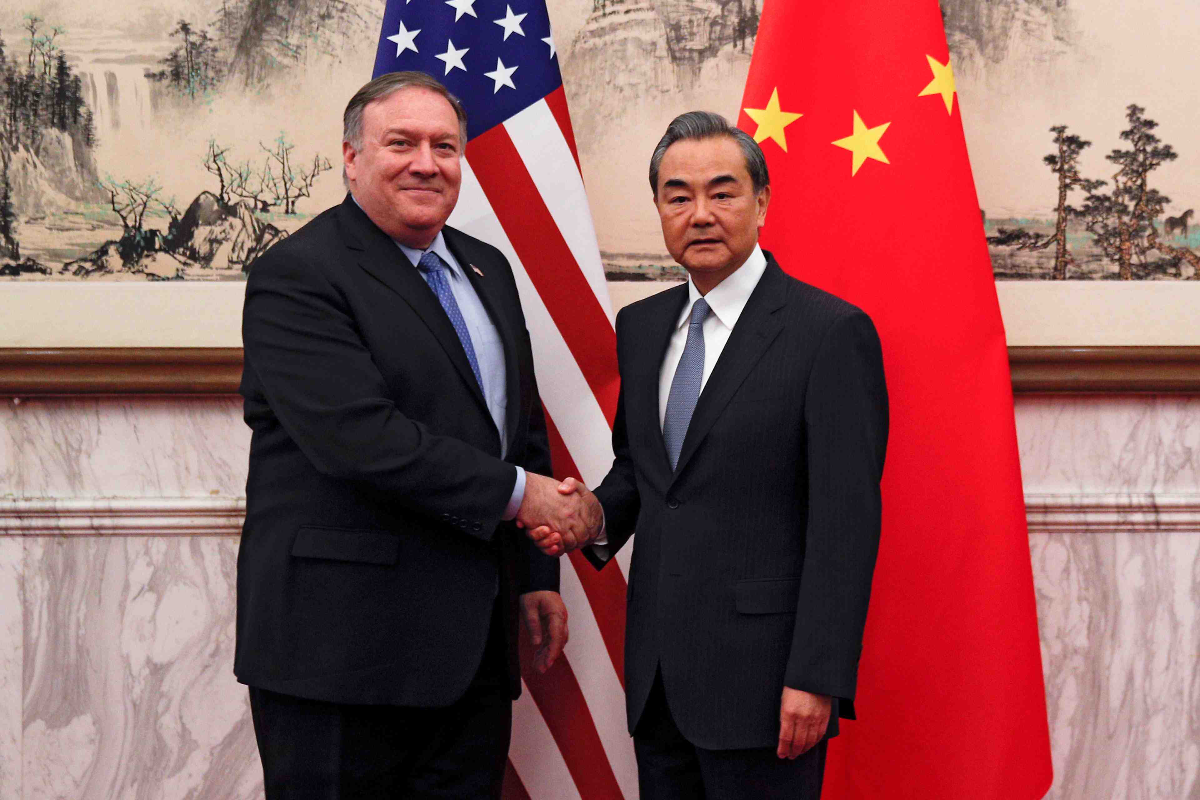 Mike pompeo accueilli froidement a pekin