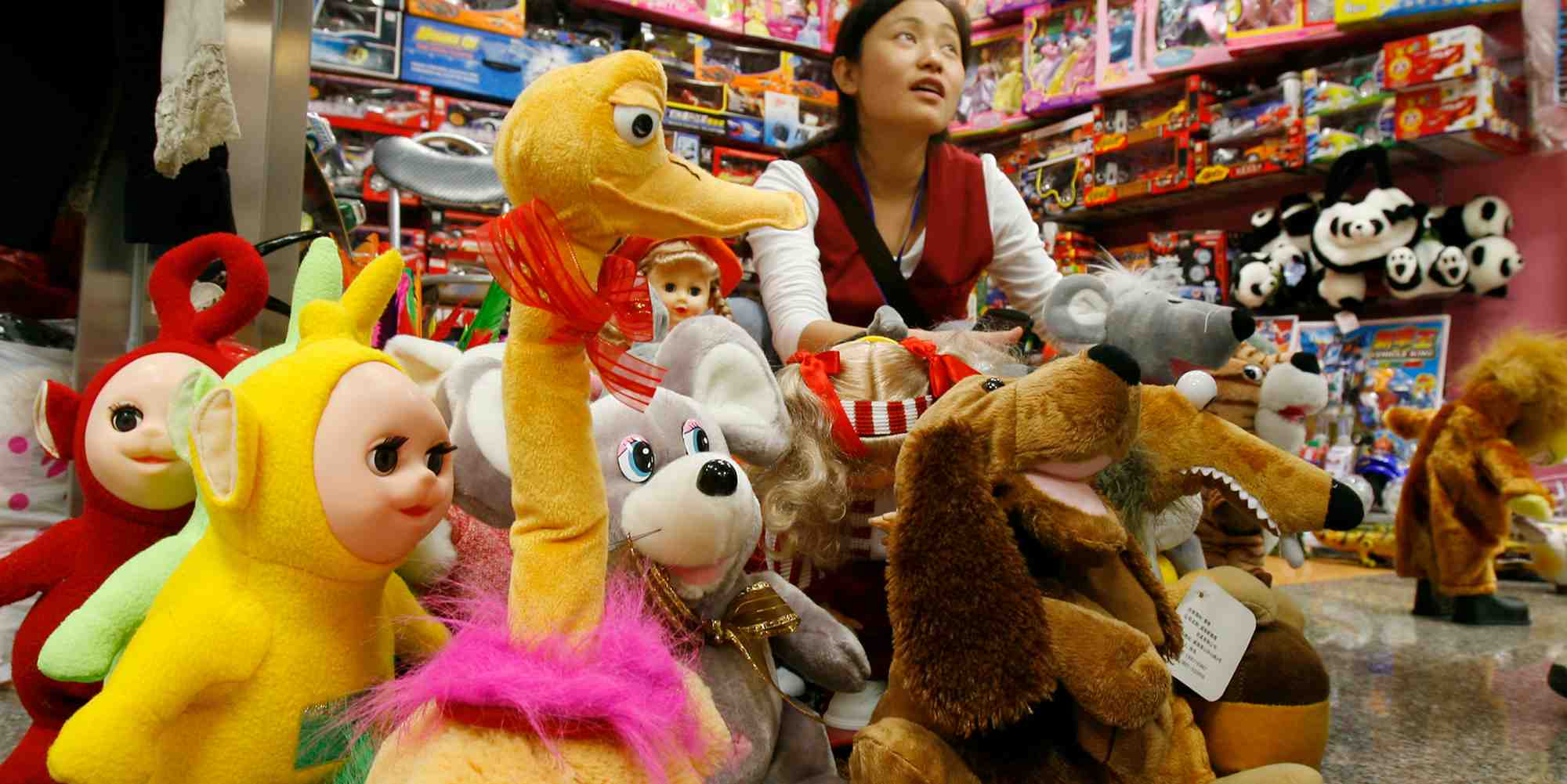 Les Etats-Unis représentent un tiers du marché mondial des jouets, fabriqués aux deux tiers en Asie du sud-est.
