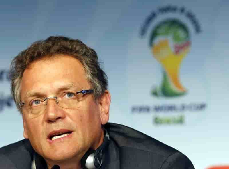Jerome valcke, n° 2 de la fifa, dit n'avoir rien a se reprocher
