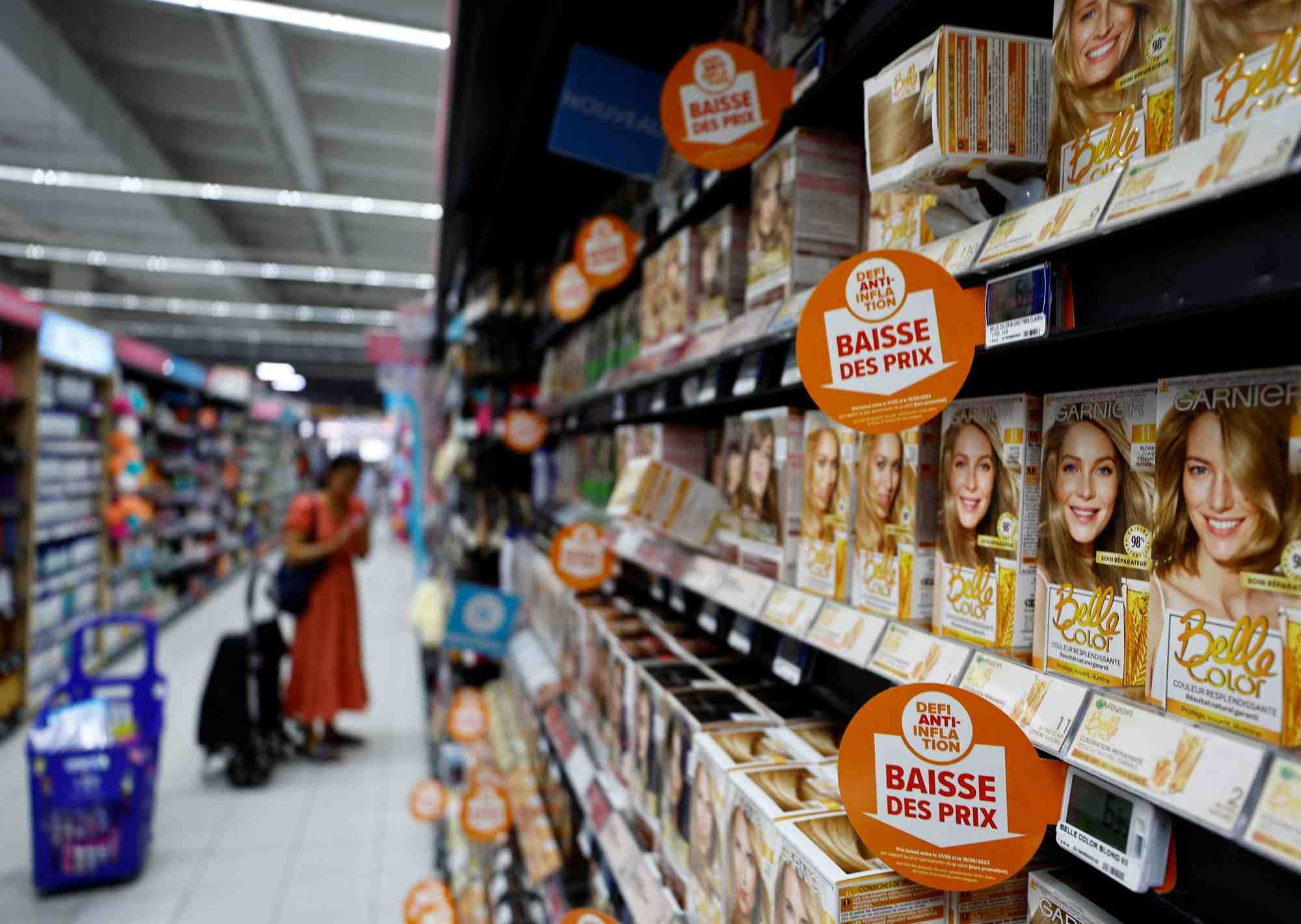 Le rayon d'un supermarche, a nice
