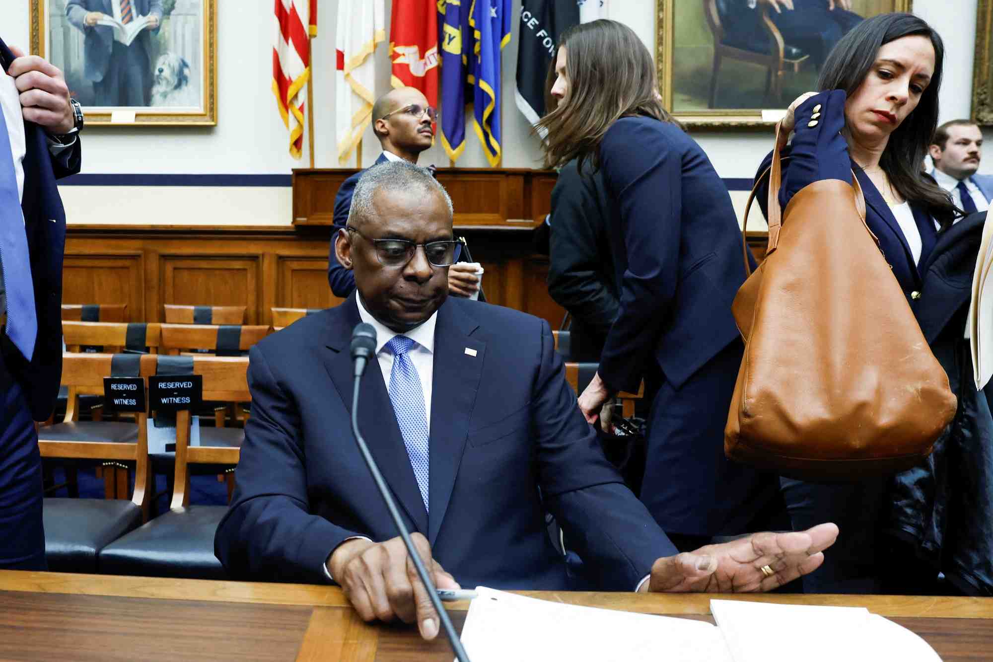 Le ministre americain de la defense, lloyd austin, temoigne devant la commission des forces armees de la chambre des representants, au capitole