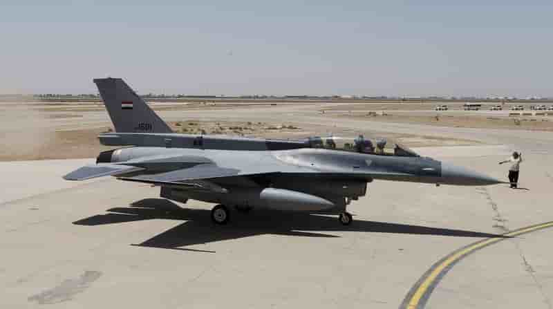 Baghdadi vise par des f-16 de l'armee de l'air irakienne