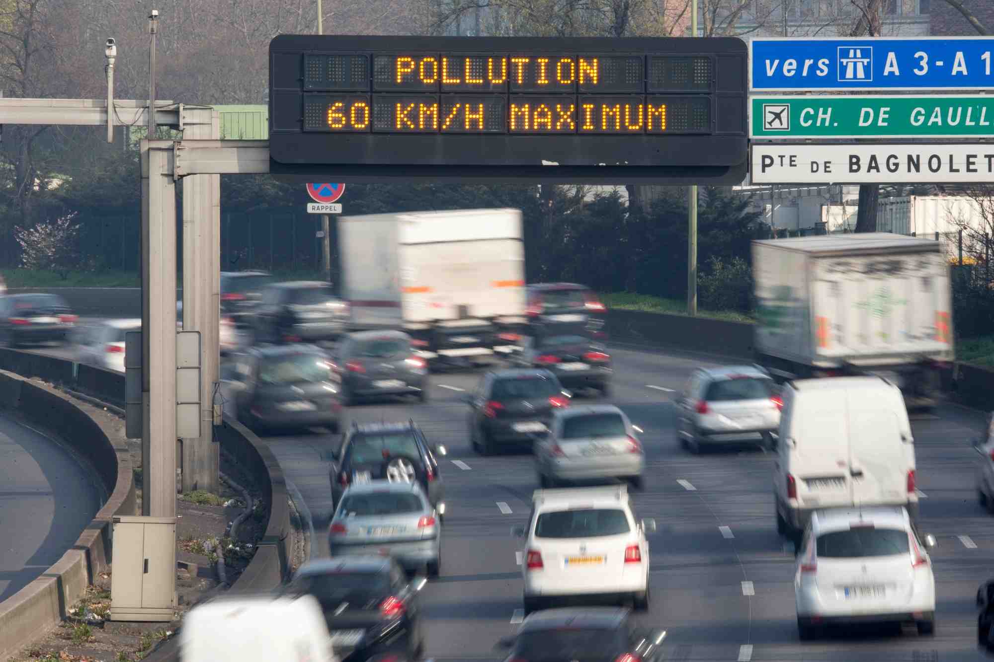 pollution, pic, automobile, transports, mobilité, circulation, diesel, essence, moteur thermique,