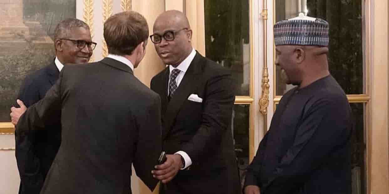 macron dangote elysée