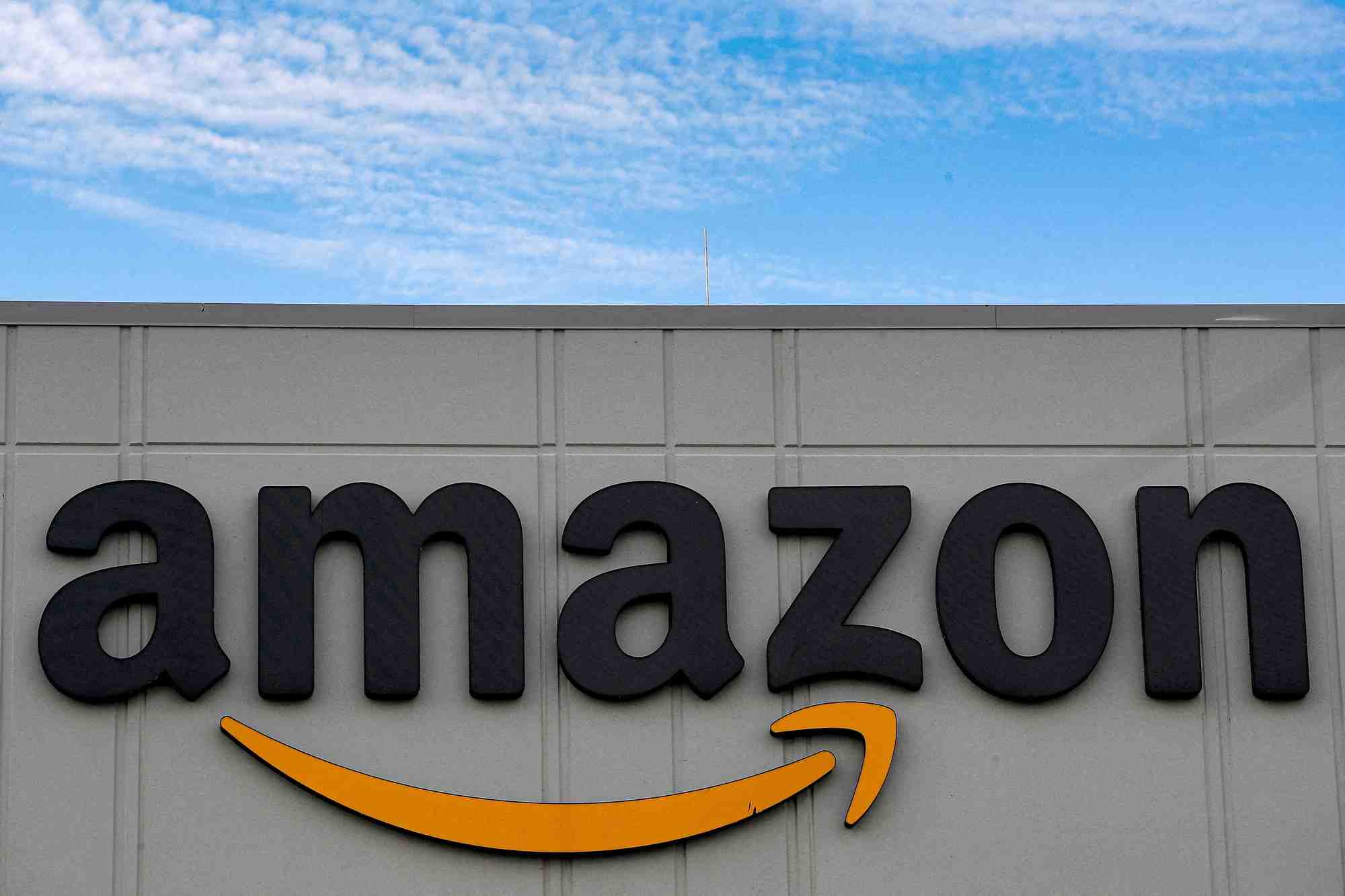 Photo d'archives : le centre de distribution jfk8 d'amazon a staten island, new york