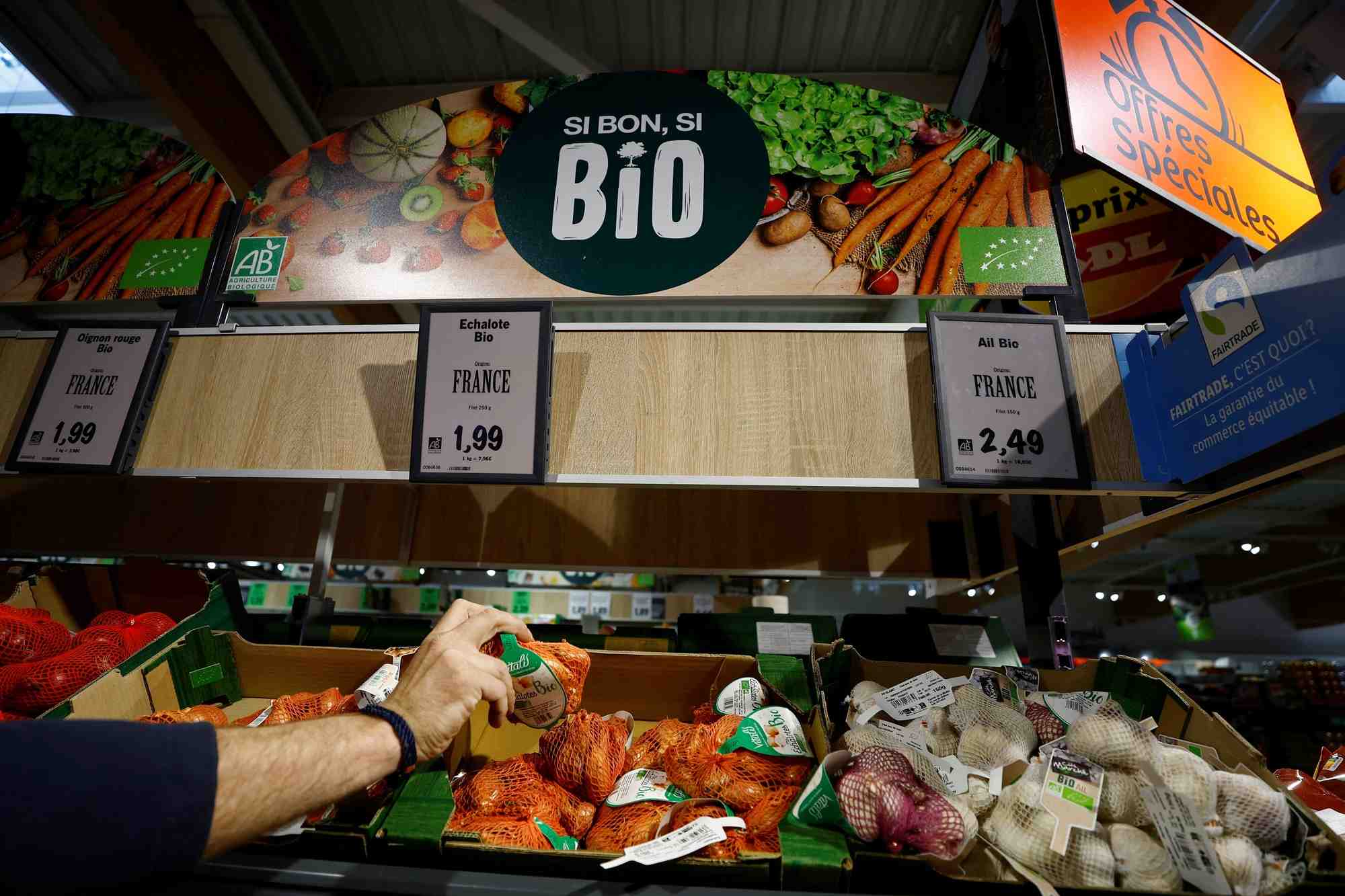 Un supermarche lidl pres de nice