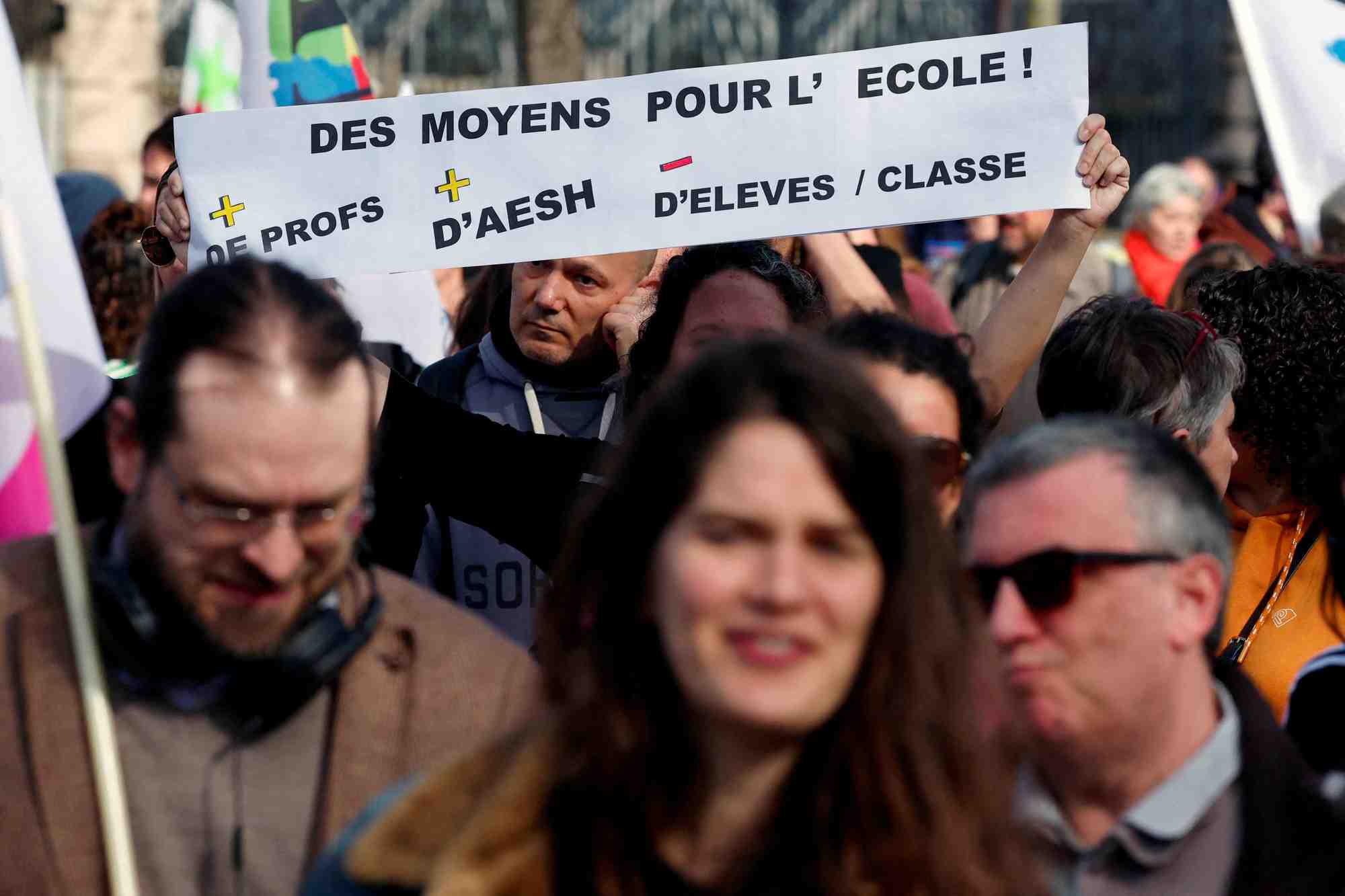 Journee de greve et de protestation des travailleurs du secteur public en france