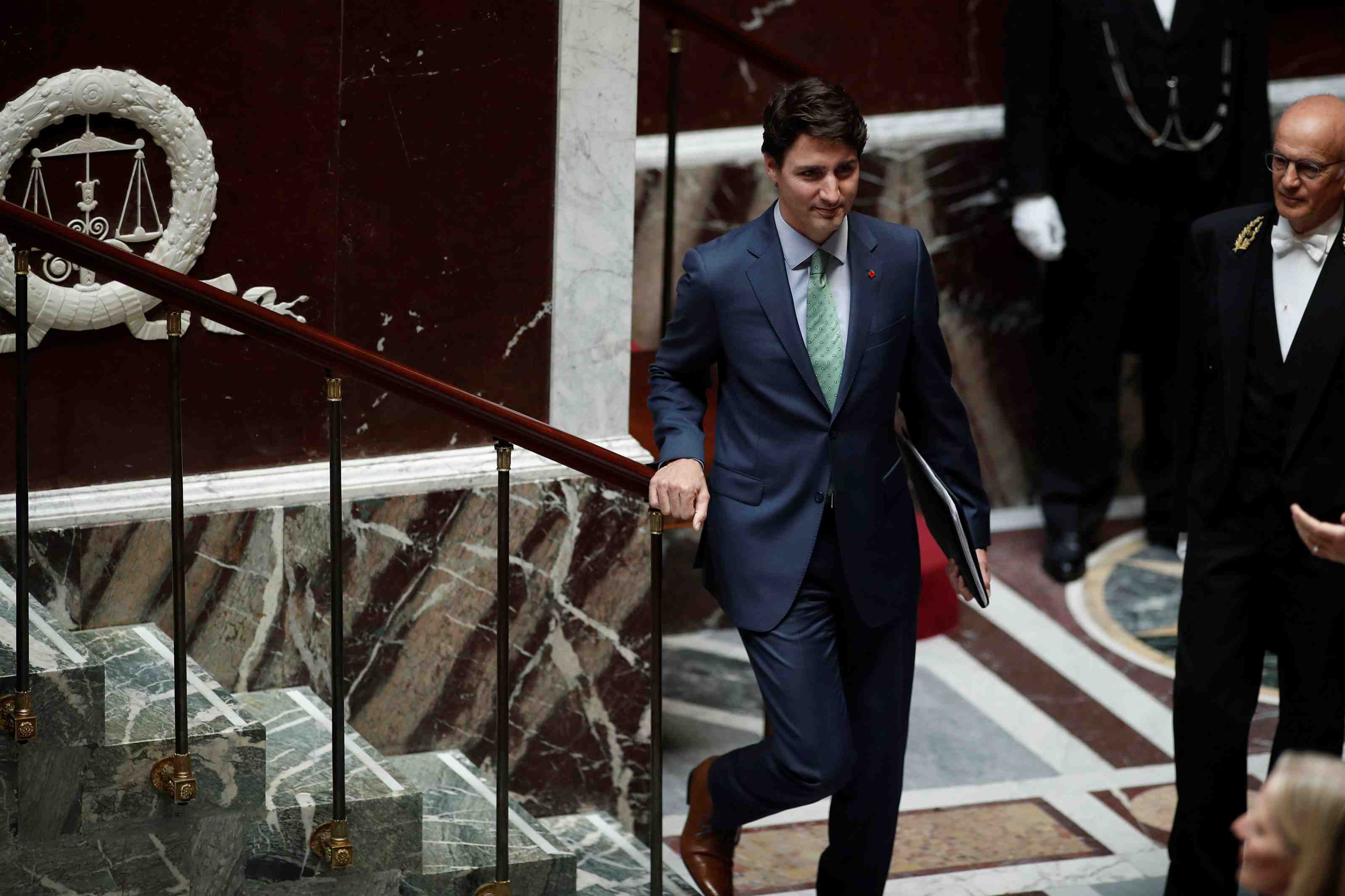 Trudeau vante le ceta devant les elus francais parfois sceptiques
