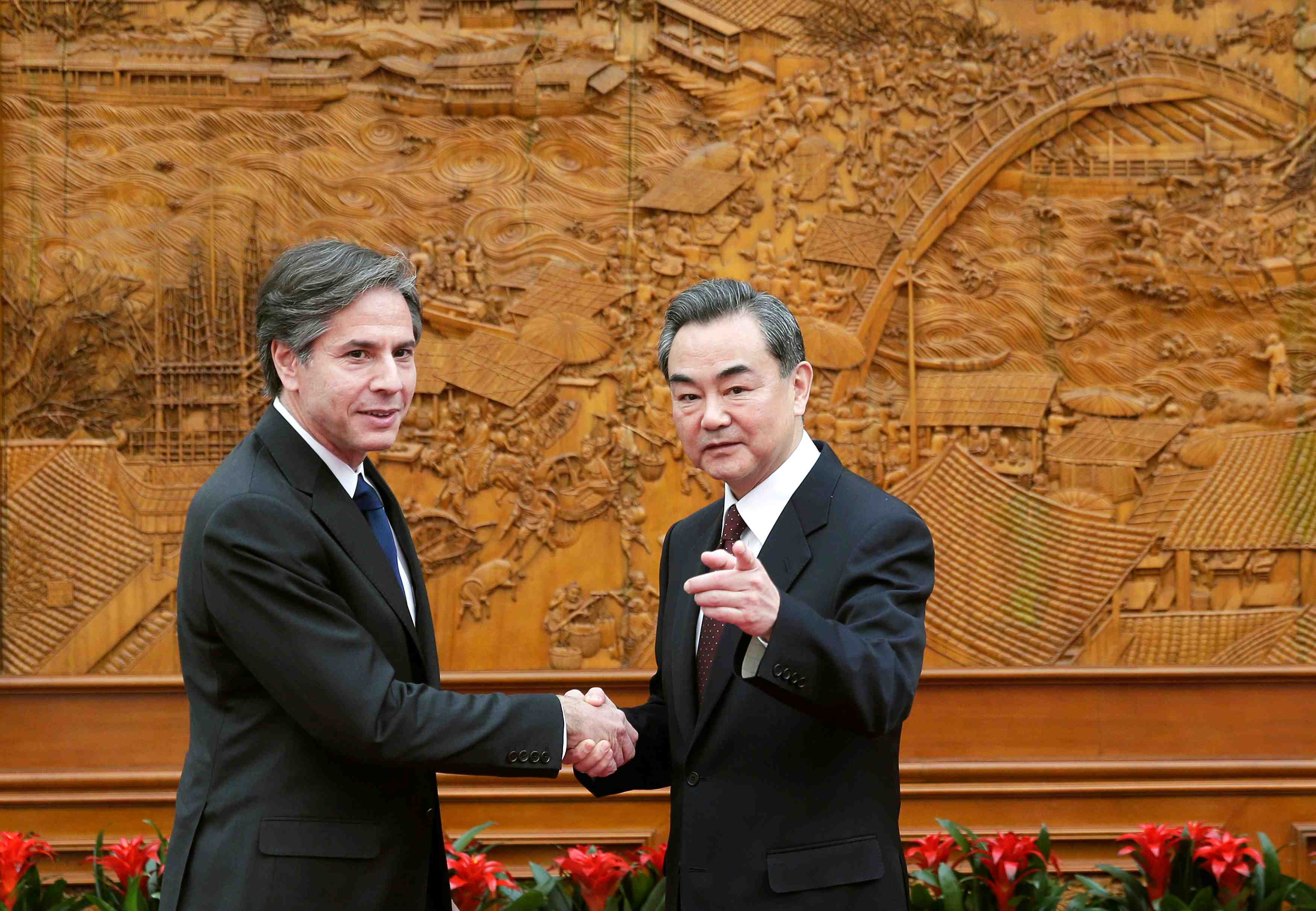 Les etats-unis et la chine discutent d'une eventuelle rencontre entre blinken et son homologue chinois, selon le financial times