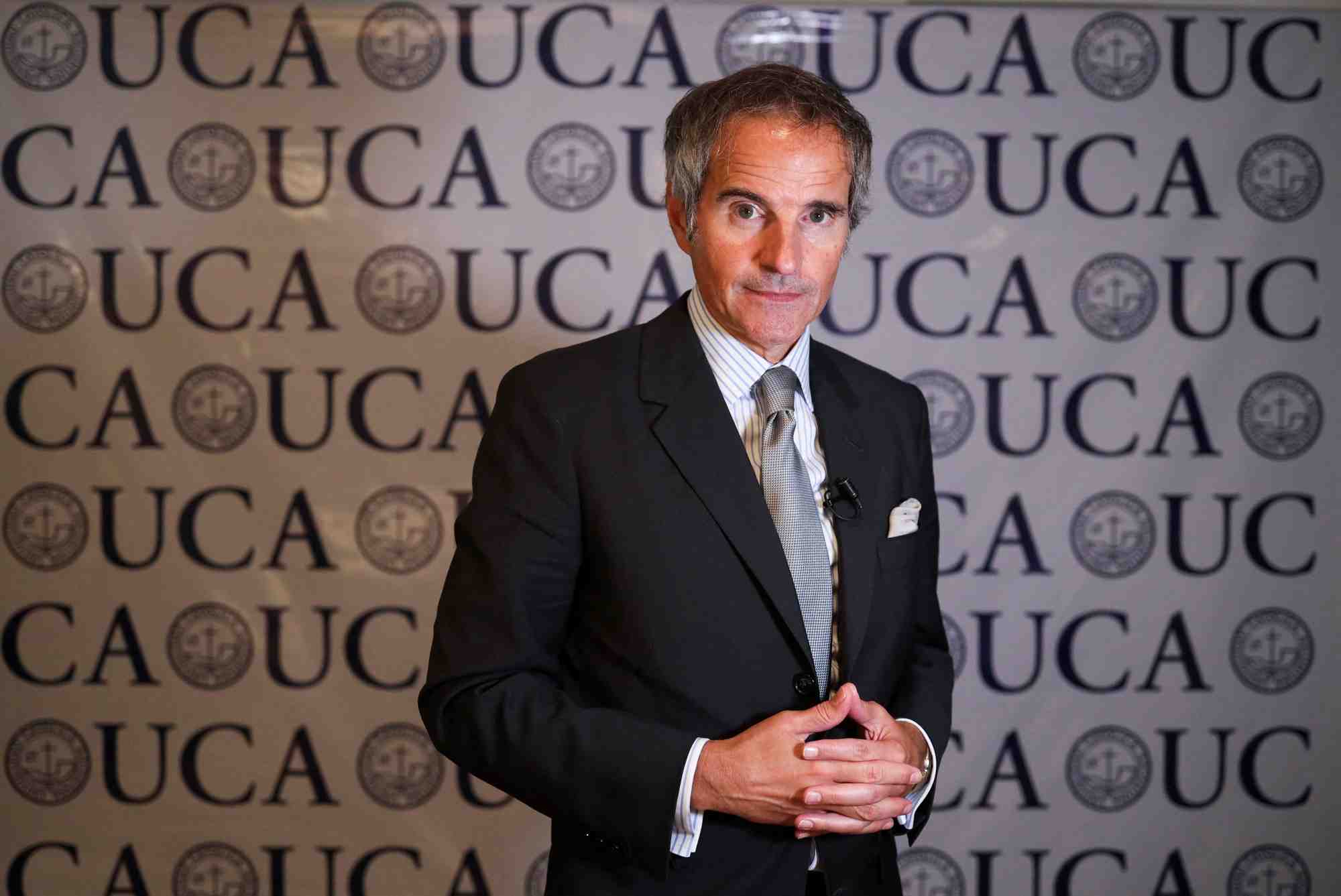 Le chef de l'agence internationale de l'energie atomique (aiea), rafael grossi, a buenos aires