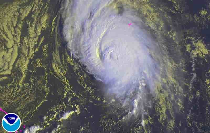 L'ouragan Gonzalo passe sur les Bermudes