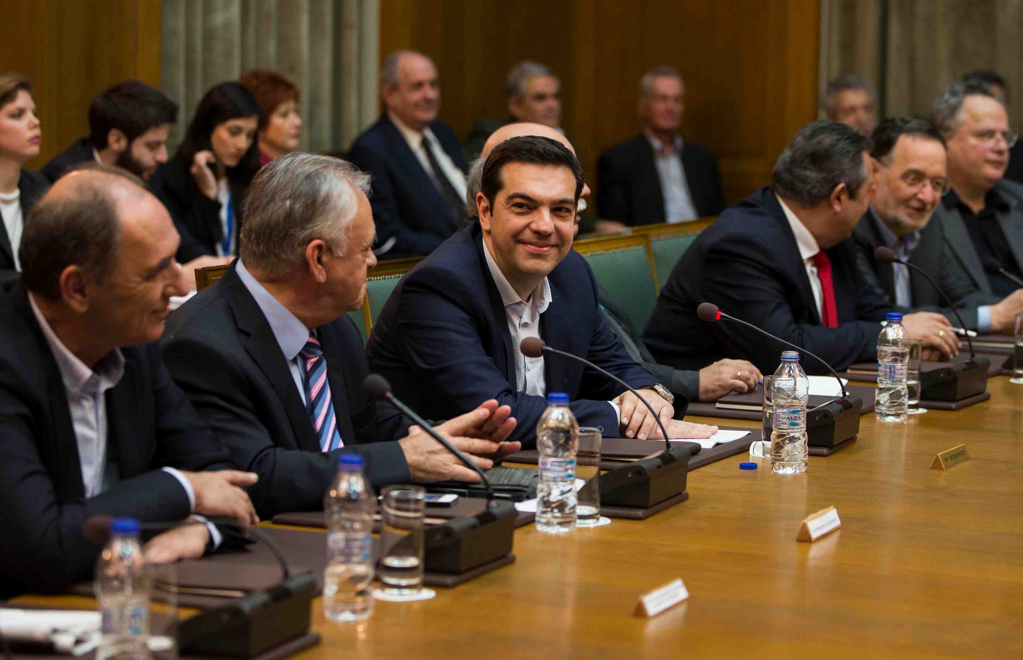 Premier conseil des ministres en grece
