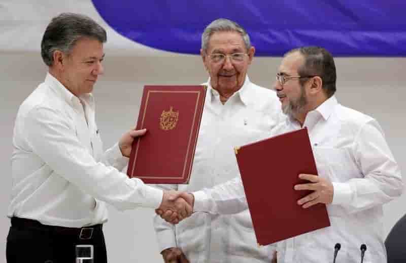 Accord en vue de la demobilisation des farc en colombie