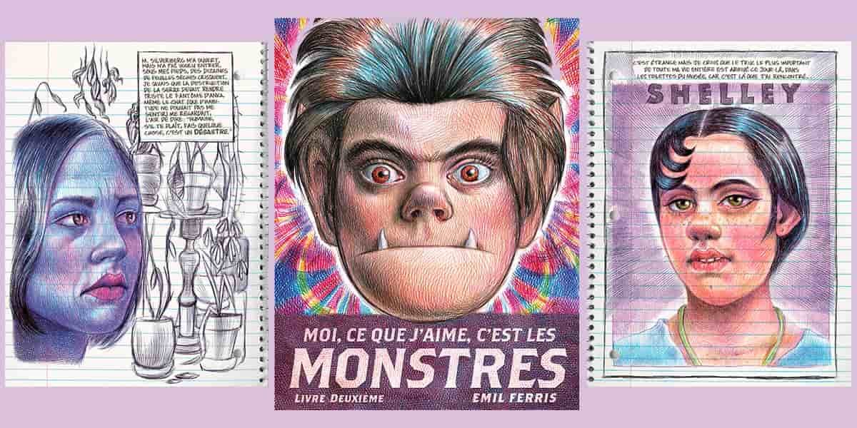 Le 8 novembre prochain sort le second volet de « Moi, ce que j’aime, c’est les monstres », signé Emil Ferris.