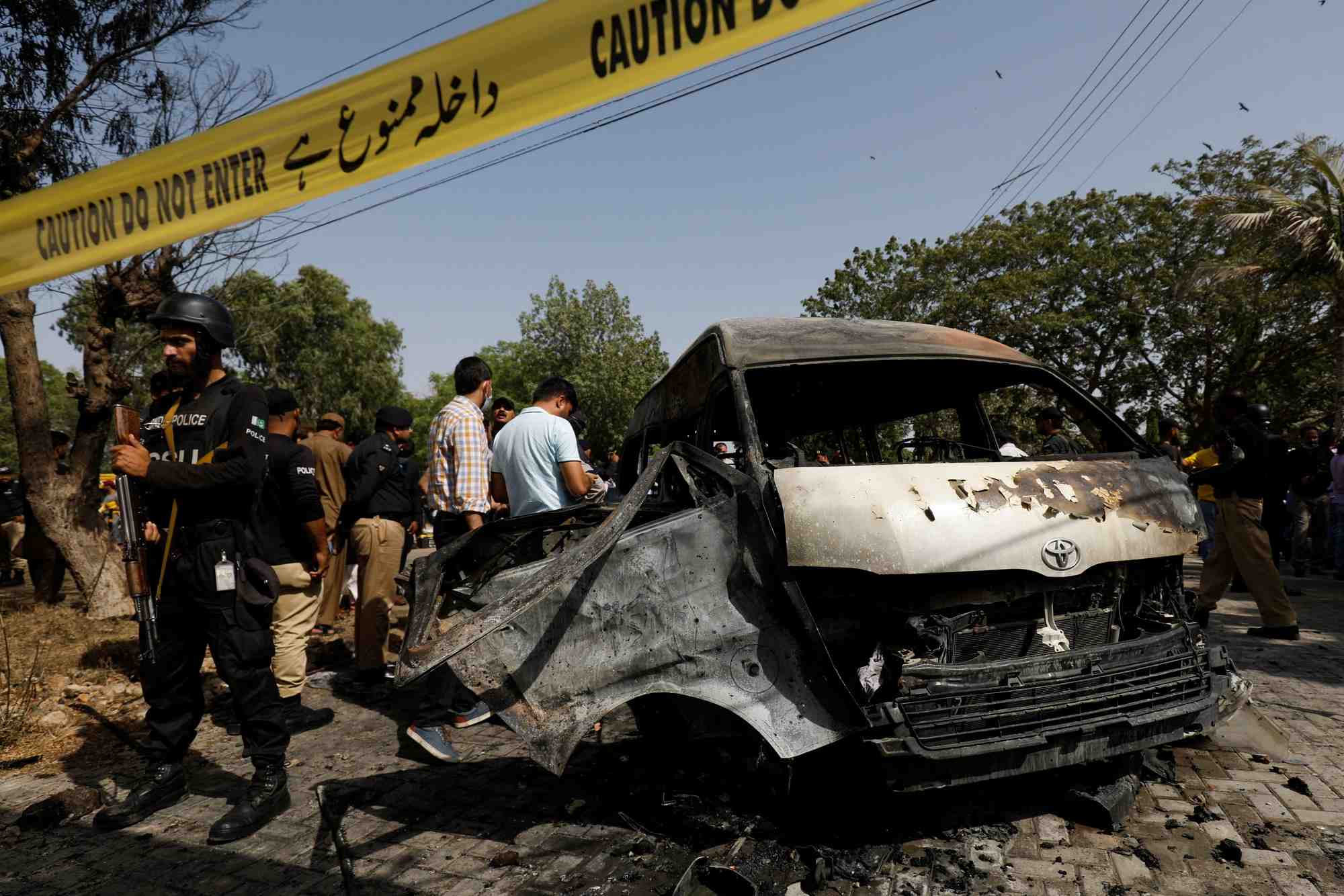 Pakistan: une explosion a karachi tue trois chinois et un pakistanais